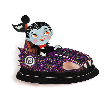Bumper Car with Vampire Brooch by Laliblue