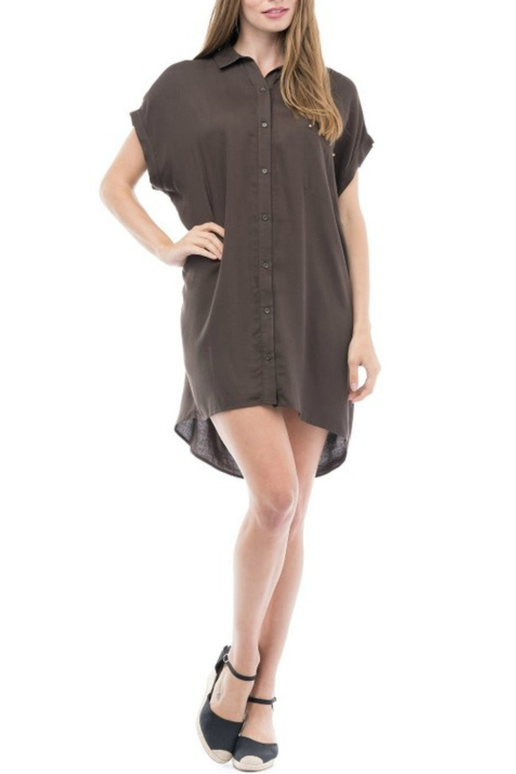 Button Down Shirt Dress