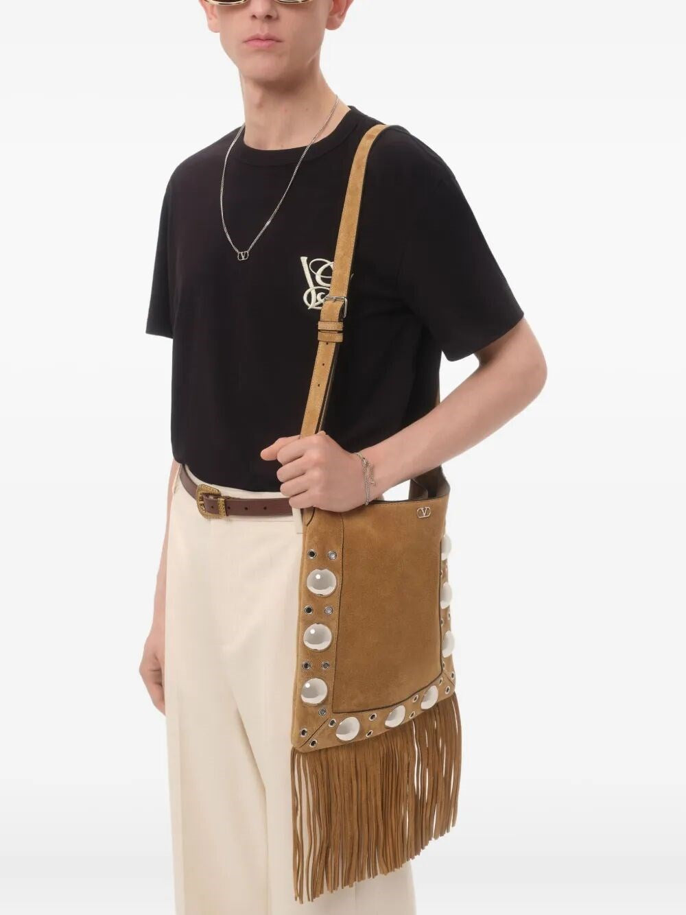 Valentino Garavani Men `Vltn` Print Regular T-Shirt