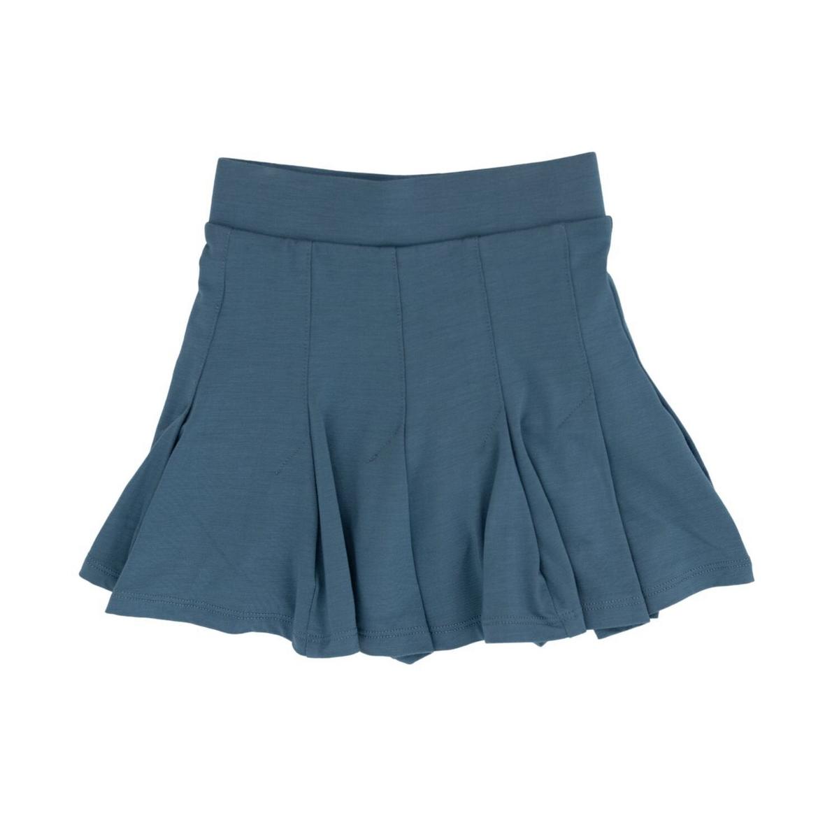 Pleated Skort - Bluestone