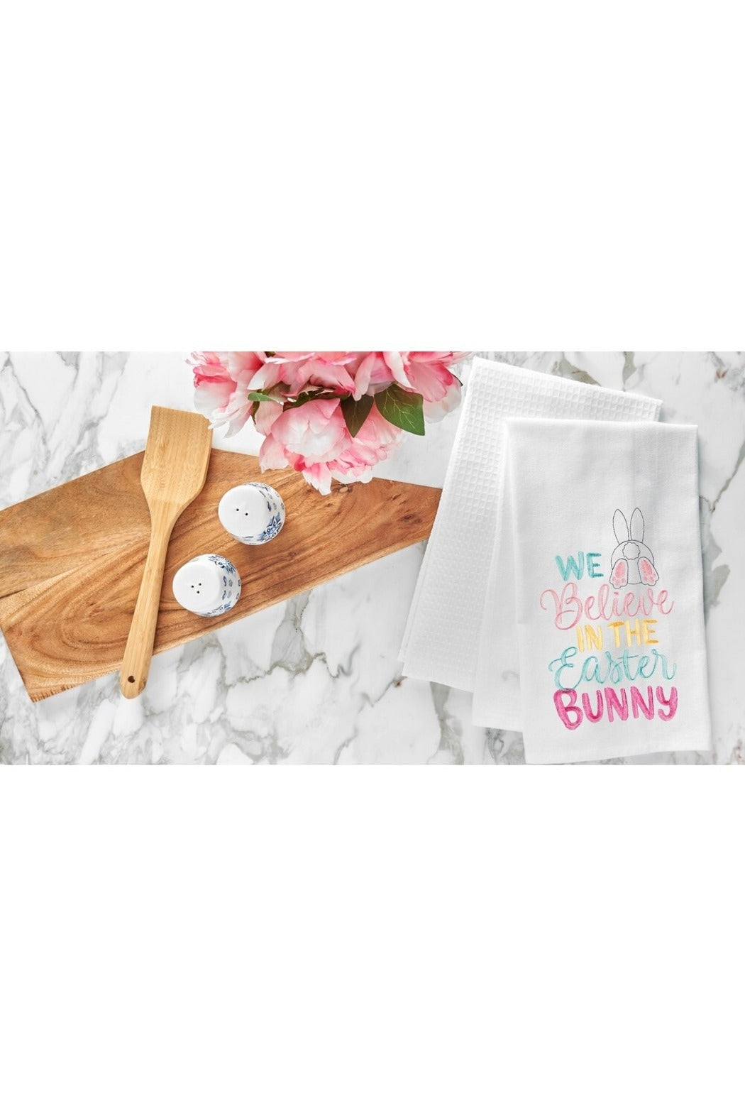 "We Believe In The Easter Bunny" Kitchen Towel