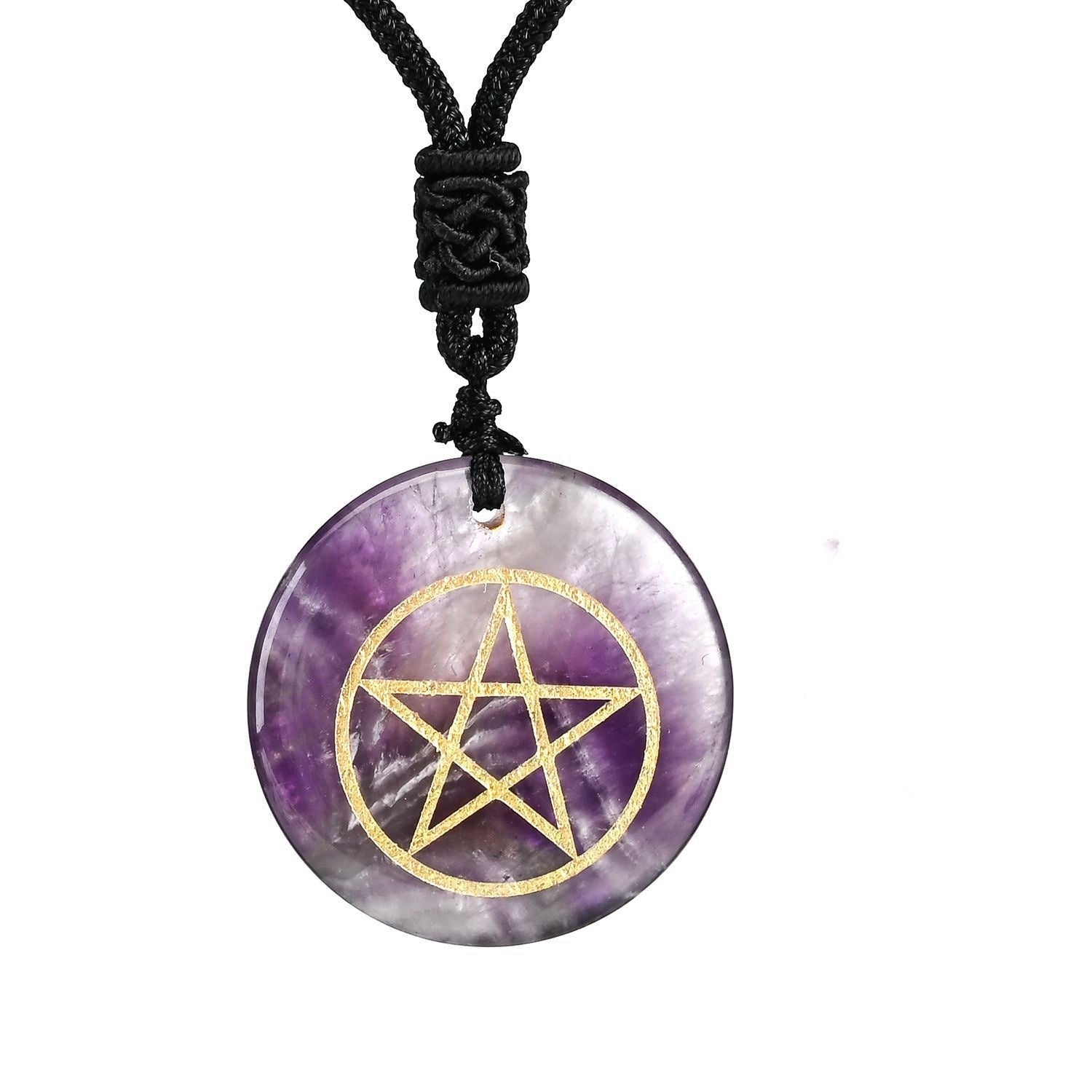 Pentacle Crystal Rope Necklaces
