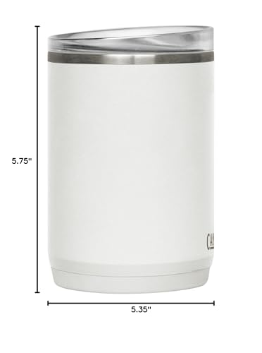 CamelBak Thrive Leak-Proof 16 oz Mug, Insulated Stainless Steel - for Travel, Coffee, Tea, hot Beverages - Spill Proof - Cup-Holder Compatible, Navy