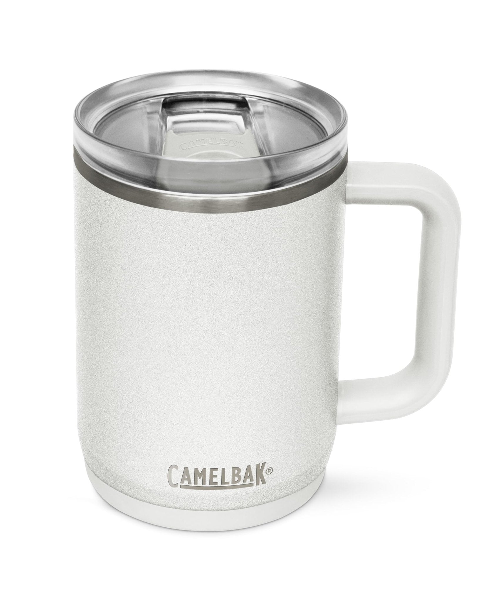 CamelBak Thrive Leak-Proof 16 oz Mug, Insulated Stainless Steel - for Travel, Coffee, Tea, hot Beverages - Spill Proof - Cup-Holder Compatible, Navy