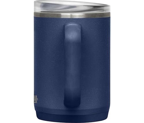 CamelBak Thrive Leak-Proof 16 oz Mug, Insulated Stainless Steel - for Travel, Coffee, Tea, hot Beverages - Spill Proof - Cup-Holder Compatible, Navy