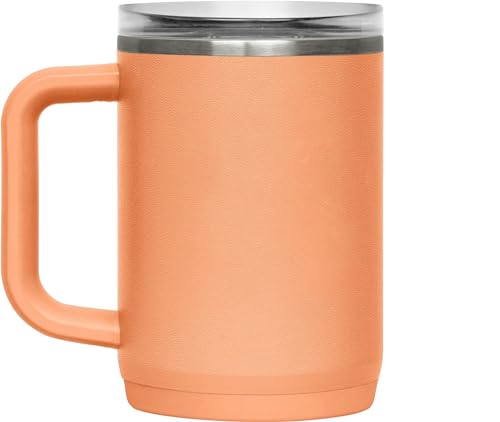 CamelBak Thrive Leak-Proof 16 oz Mug, Insulated Stainless Steel - for Travel, Coffee, Tea, hot Beverages - Spill Proof - Cup-Holder Compatible, Navy