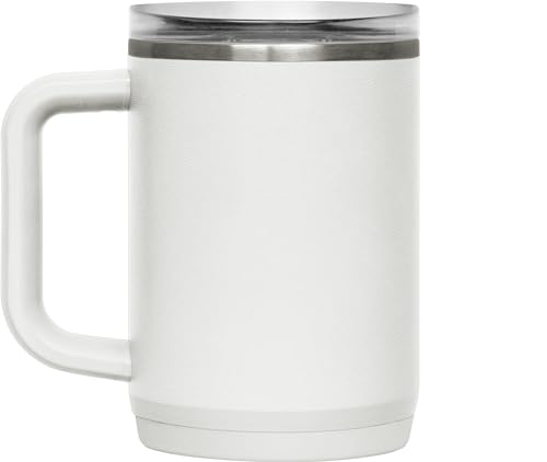 CamelBak Thrive Leak-Proof 16 oz Mug, Insulated Stainless Steel - for Travel, Coffee, Tea, hot Beverages - Spill Proof - Cup-Holder Compatible, Navy