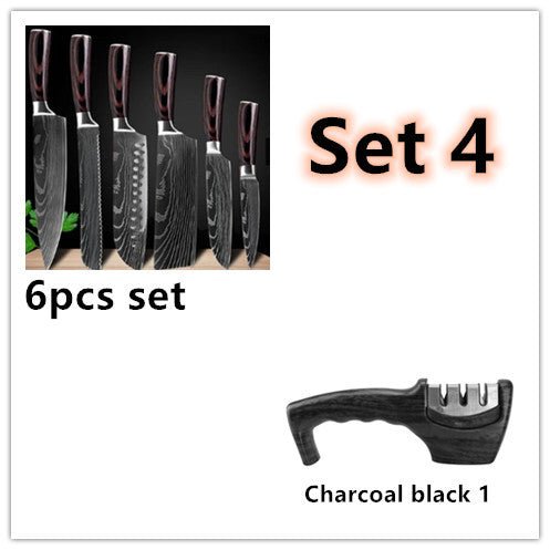 Carpenter's Special Set 6-piece Set 8-piece Set Knife Chef Knife Kitchen Knife Cooking stainless steel