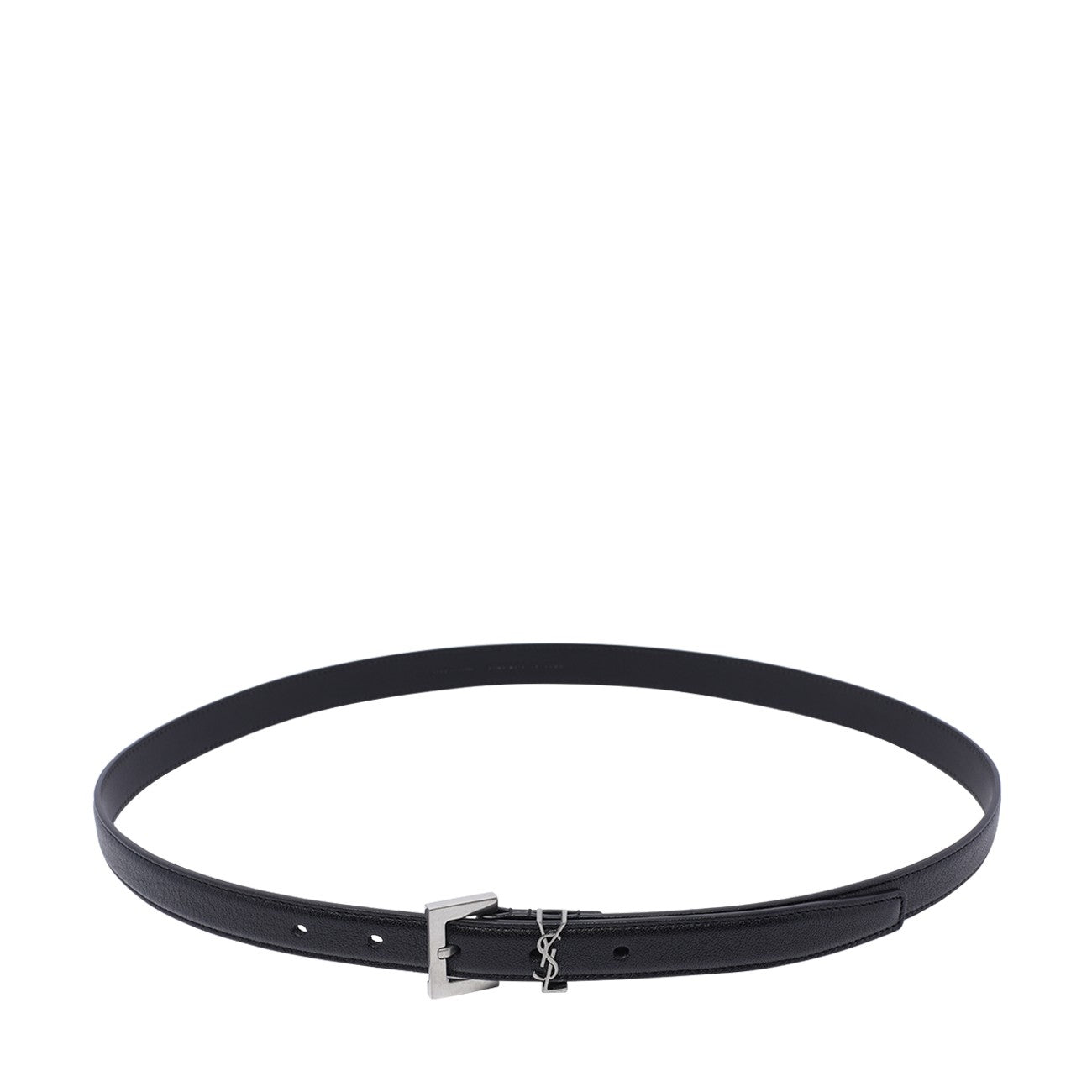 Saint Laurent Men Cassandre Narrow Belt