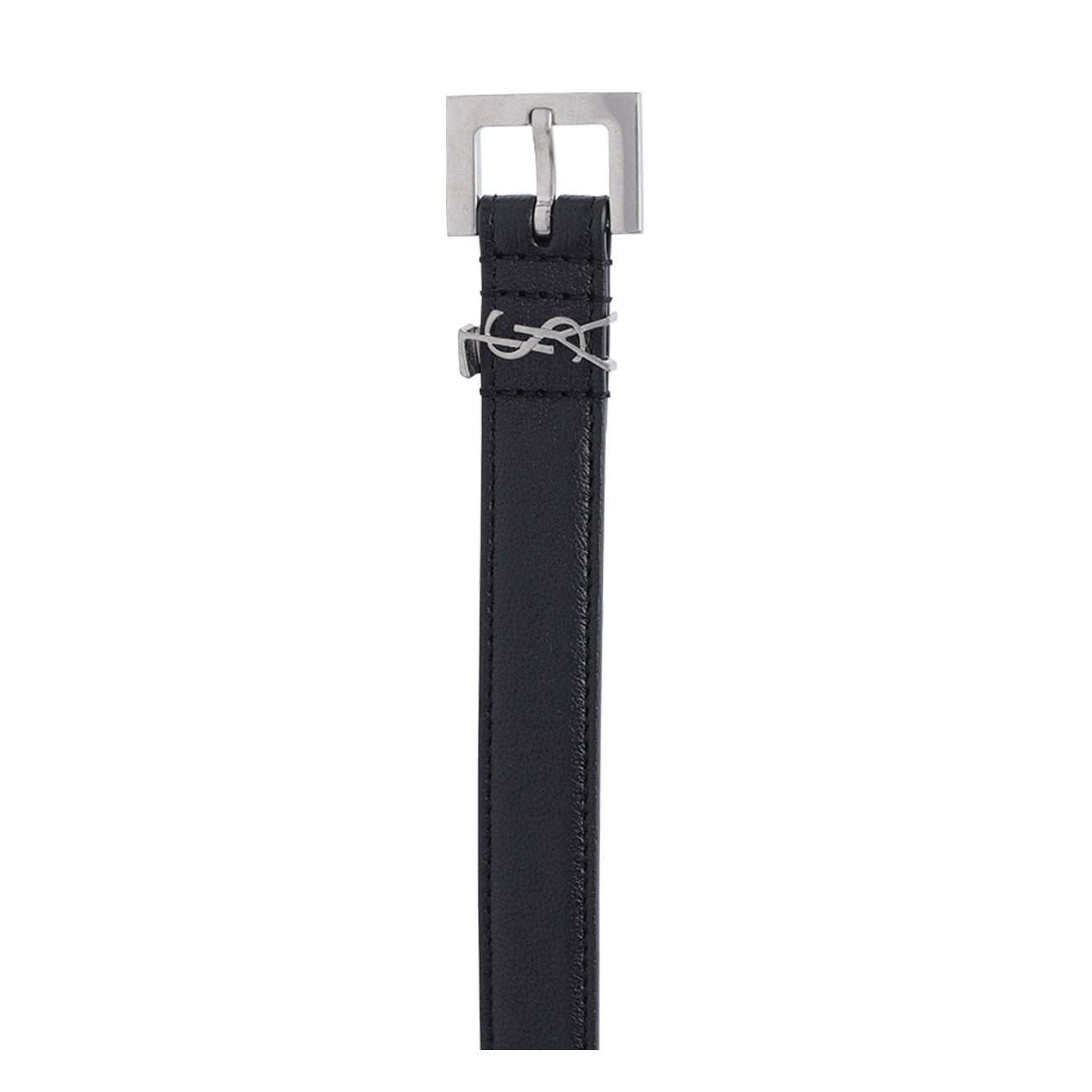 Saint Laurent Men Cassandre Narrow Belt
