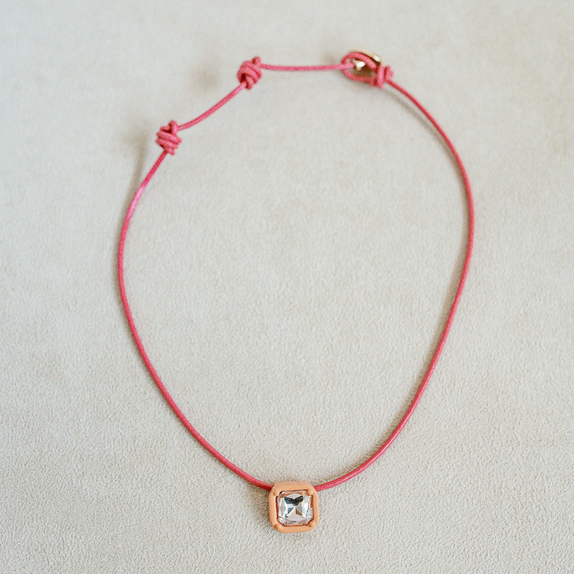 Candy Collar Necklace - Sangria