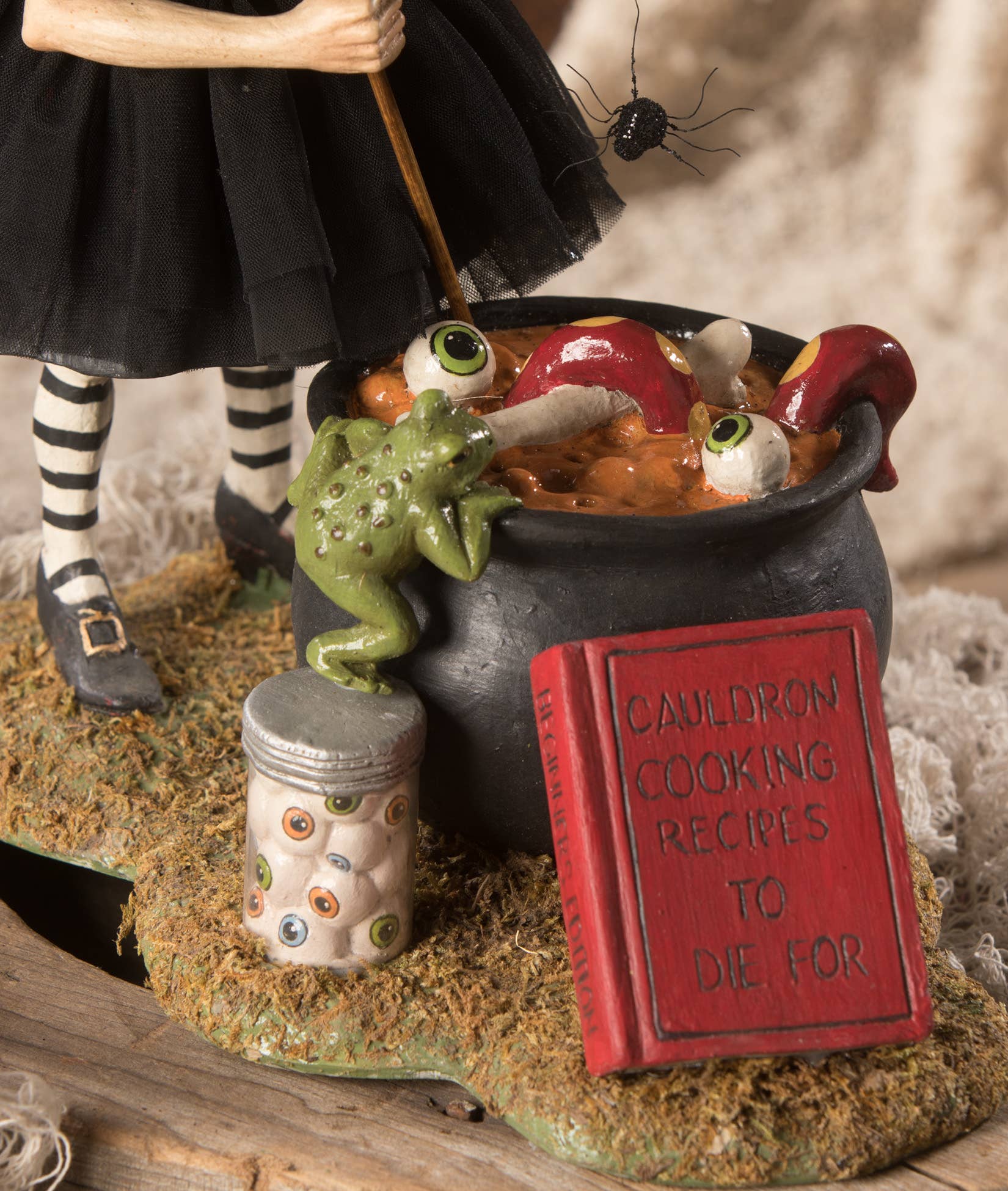 Cauldron Cooking Witch by Bethany Lowe Designs