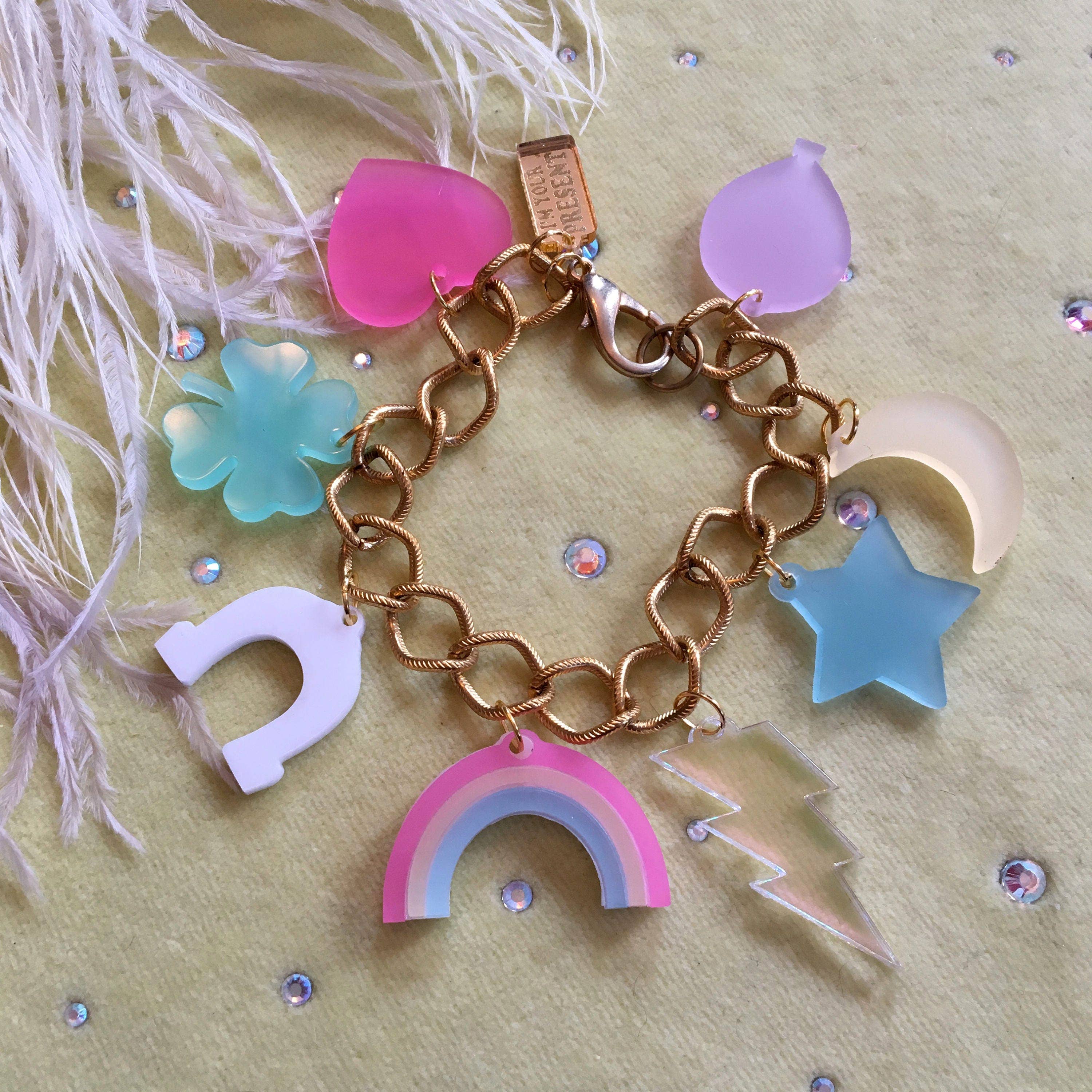 Pastel Lucky Charms Charm Bracelet