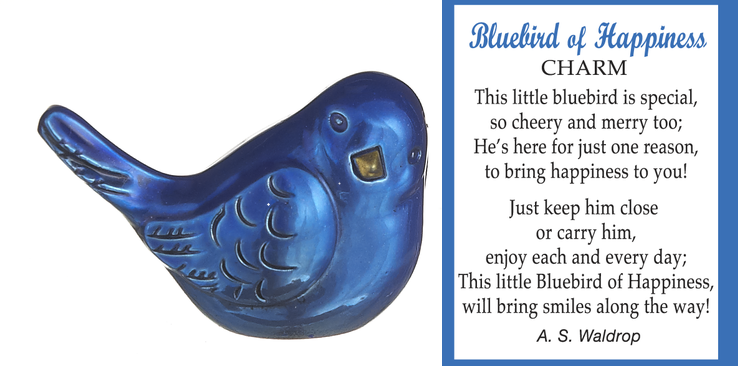Bluebird of Happiness Charm