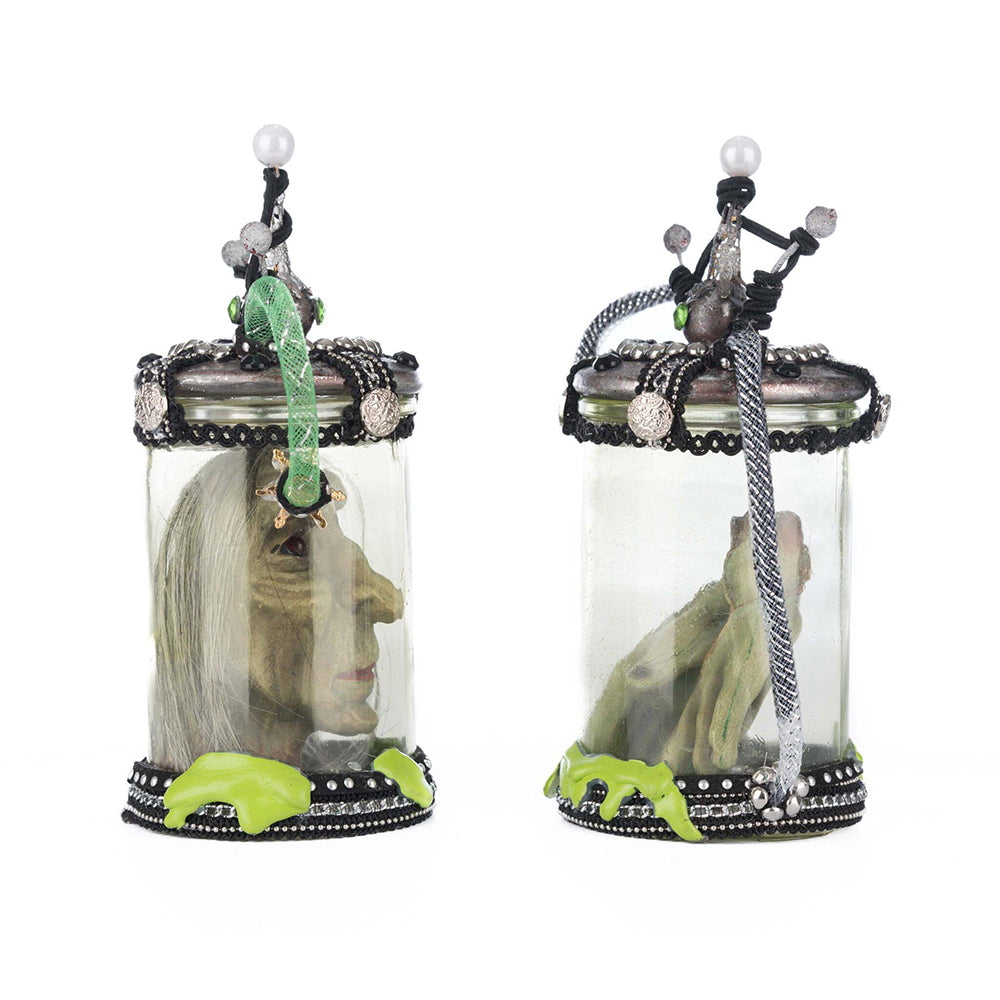 Chaotic Specimen Jars Assortment of 2 by Katherine's Collection