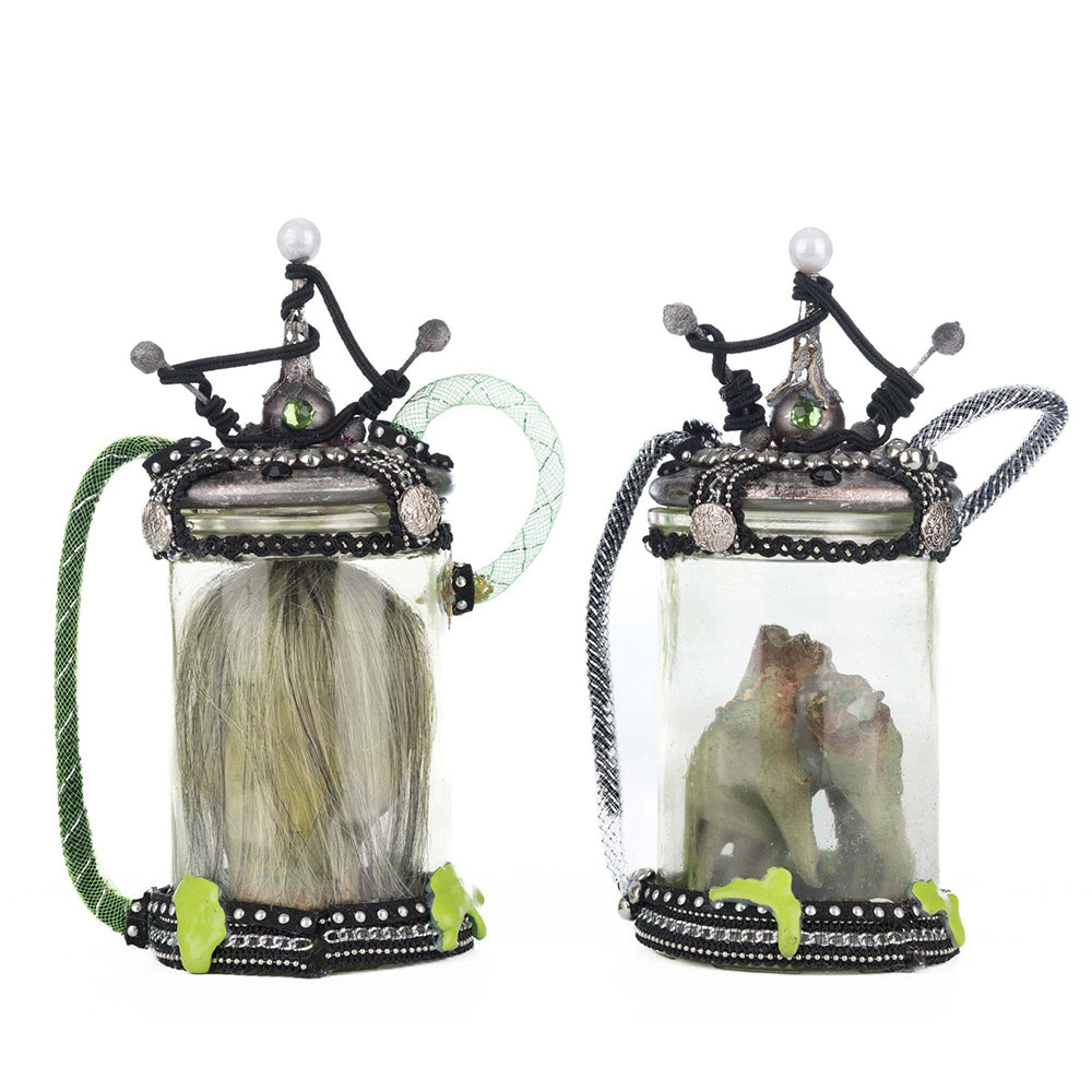 Chaotic Specimen Jars Assortment of 2 by Katherine's Collection