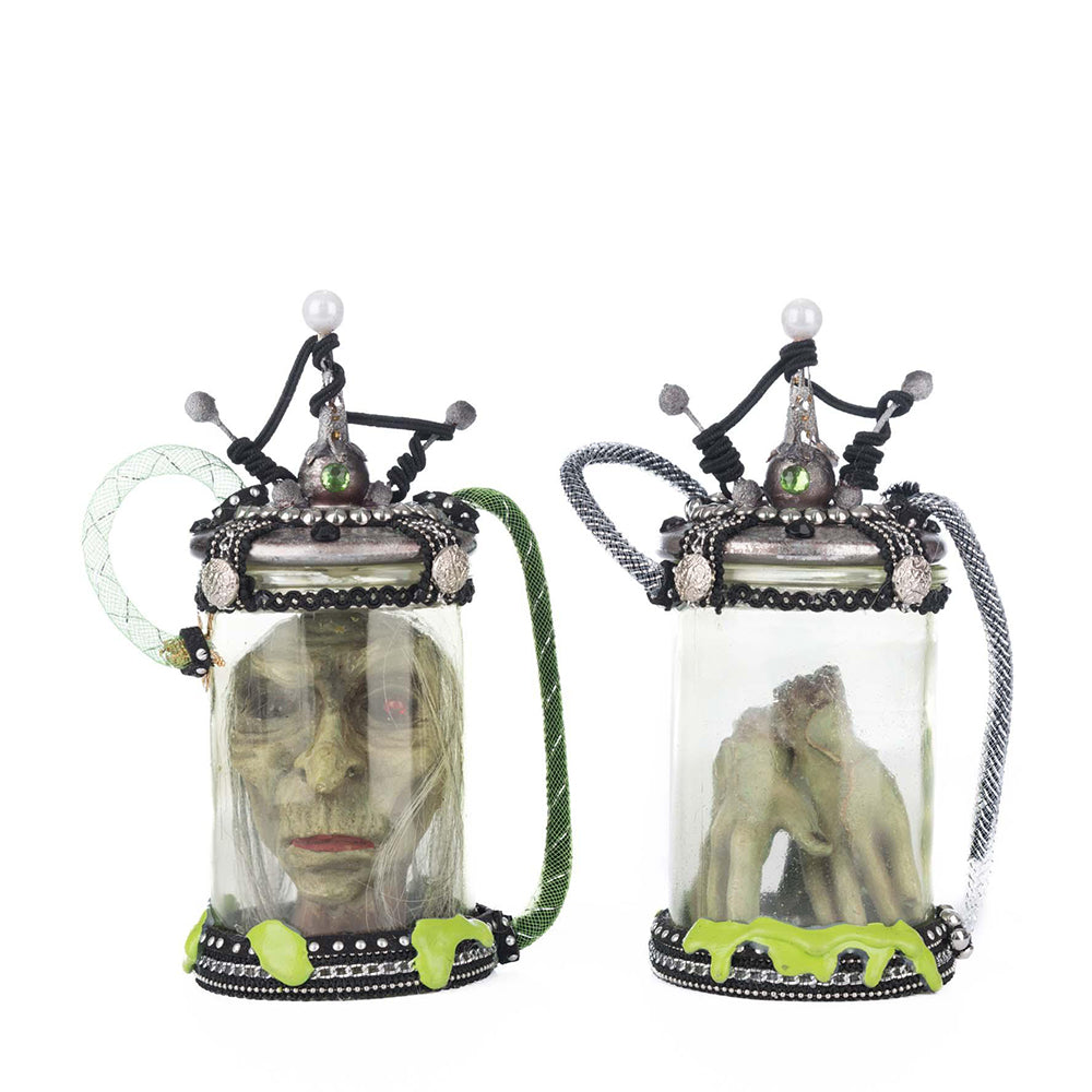 Chaotic Specimen Jars Assortment of 2 by Katherine's Collection