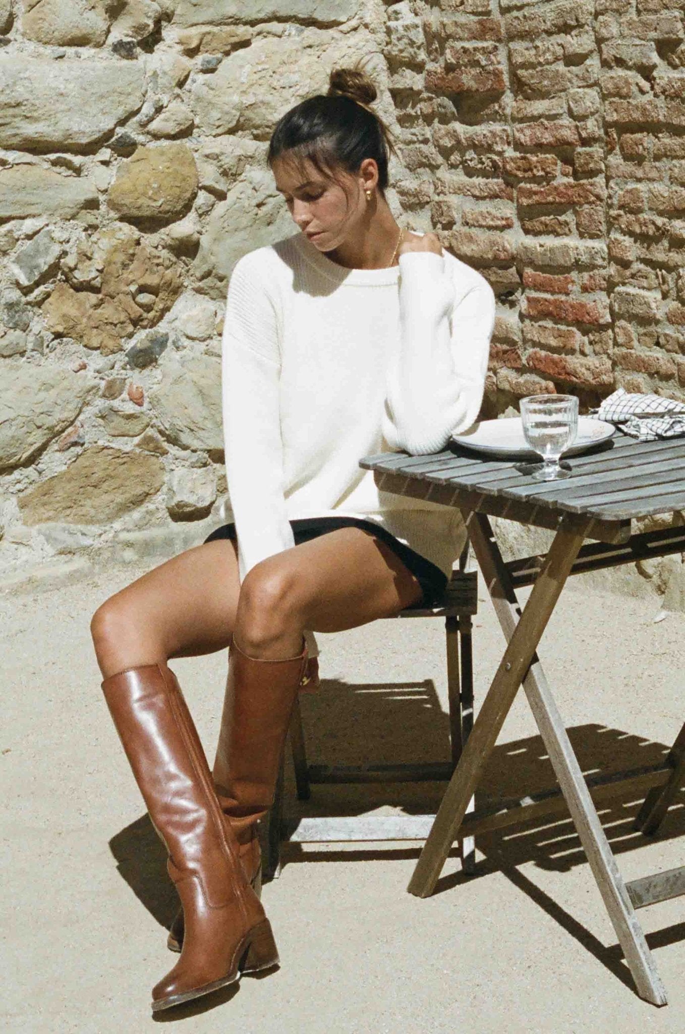 Charles Sweater - Ivory White