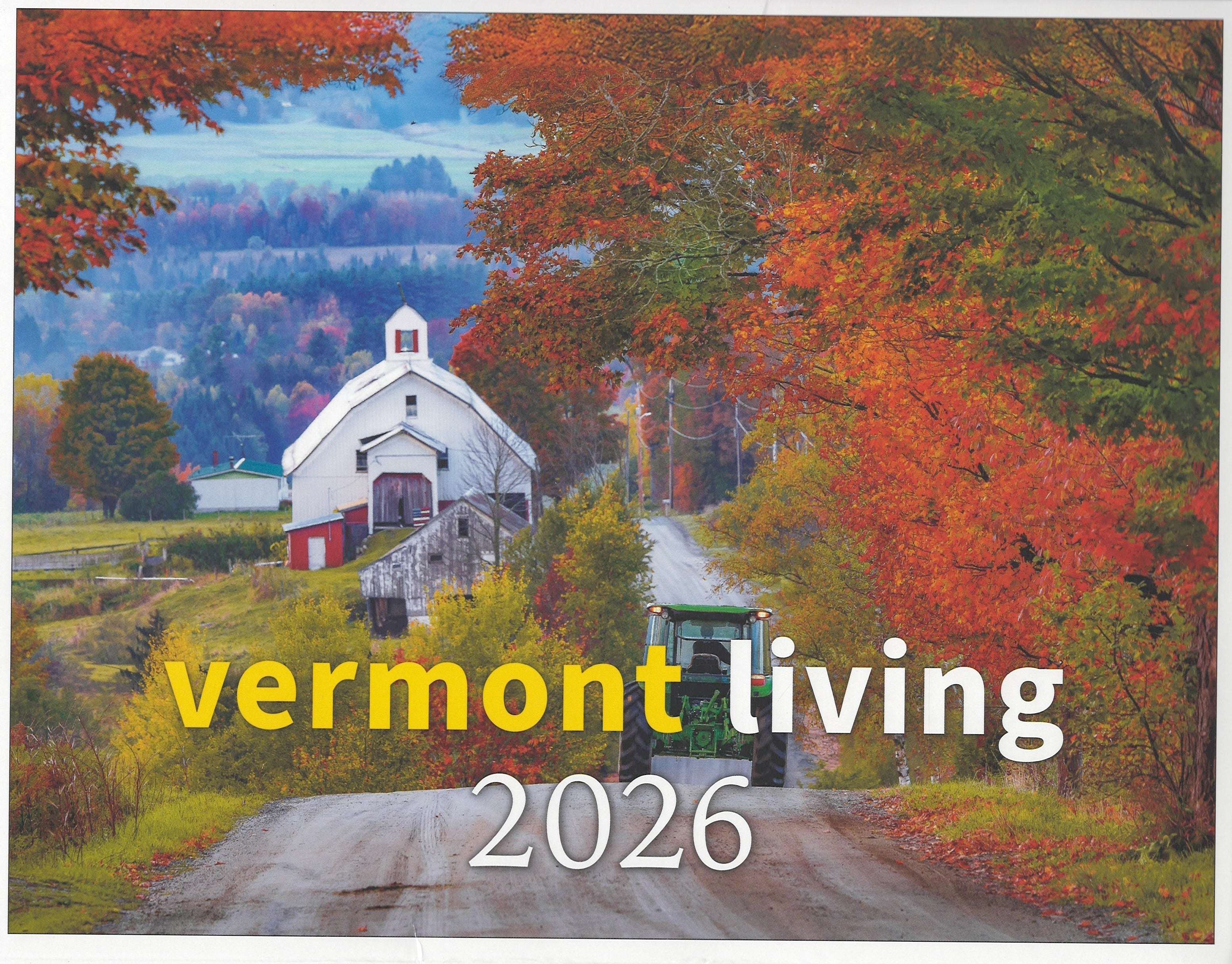 2026 Vermont Living Wall Calendar