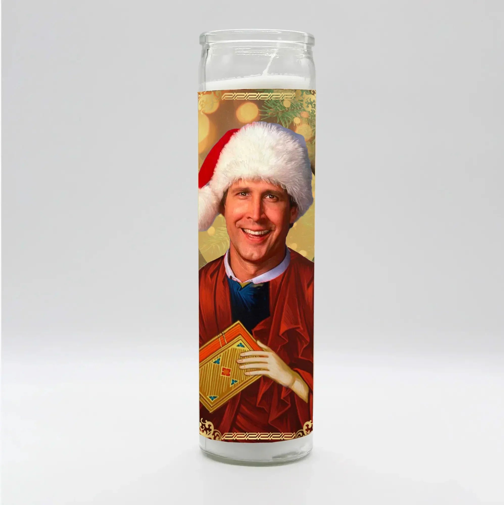 Saint Clark Christmas Candle by BOBBYK