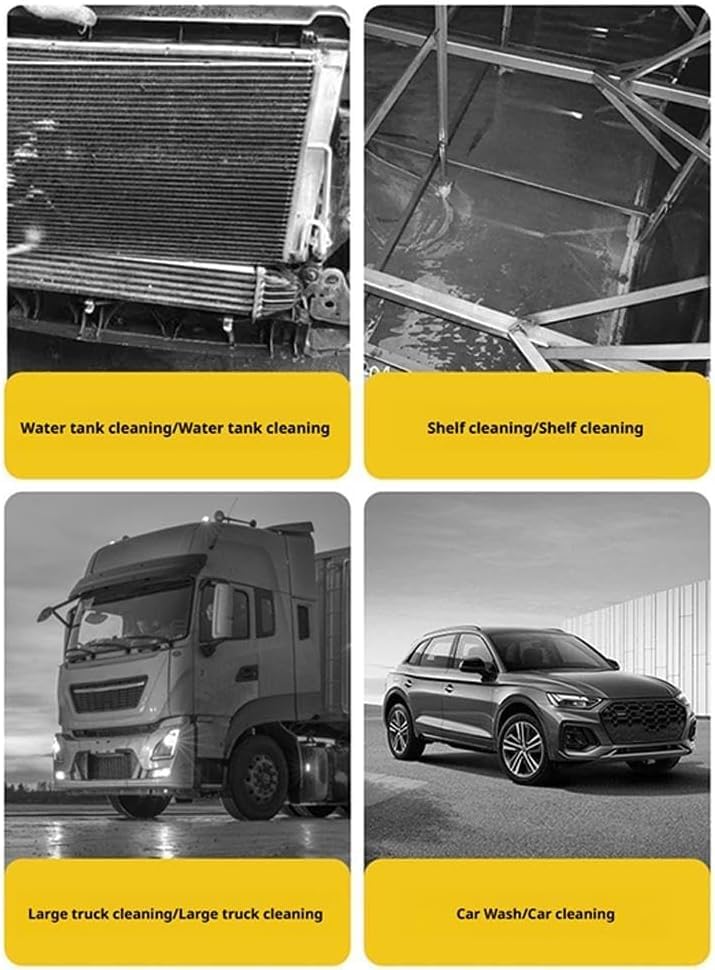 Clear and Clever Radiator Cleaner, Clearandclever Radiator Cleaner, 23.6 Inch（60cm） Thickened Radiator Cleaning Wand with Water & Air Dual-Purpose Connector, Flat Radiator Cleaning for Garden Hose (1)