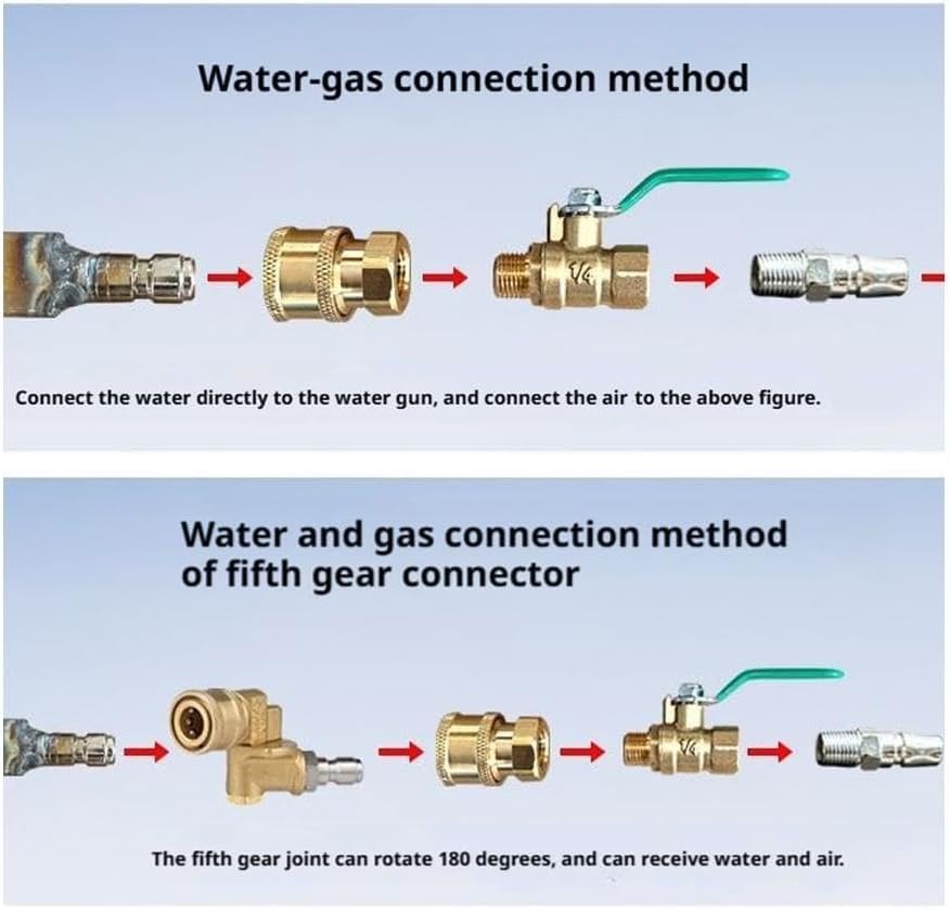 Clear and Clever Radiator Cleaner, Clearandclever Radiator Cleaner, 23.6 Inch（60cm） Thickened Radiator Cleaning Wand with Water & Air Dual-Purpose Connector, Flat Radiator Cleaning for Garden Hose (1)