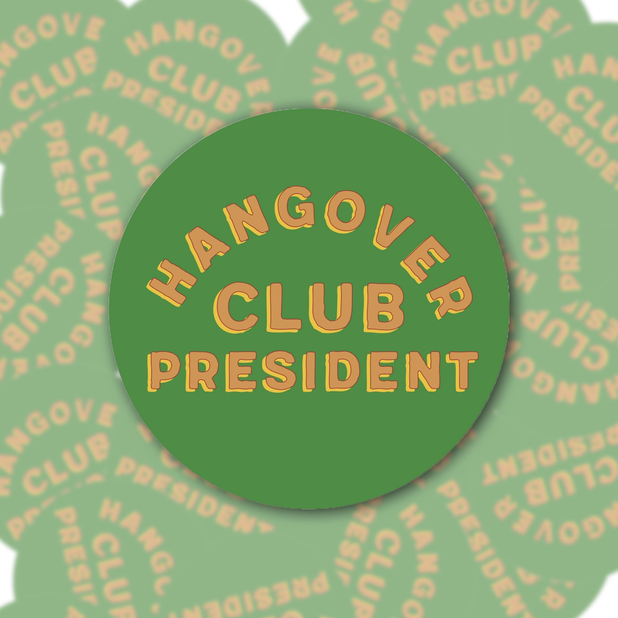 Hangover Club President Coaster by BOBBYK