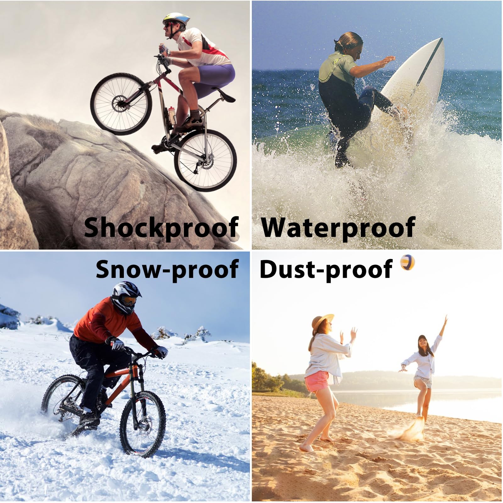 Compatible with iPhone 16 Pro Max Waterproof Case, Shockproof Phone Case with Built in Screen Protector, Full Body Protective Case for iPhone 16 Pro Max 6.9 inch 2024 (Black, 16 Pro Max)