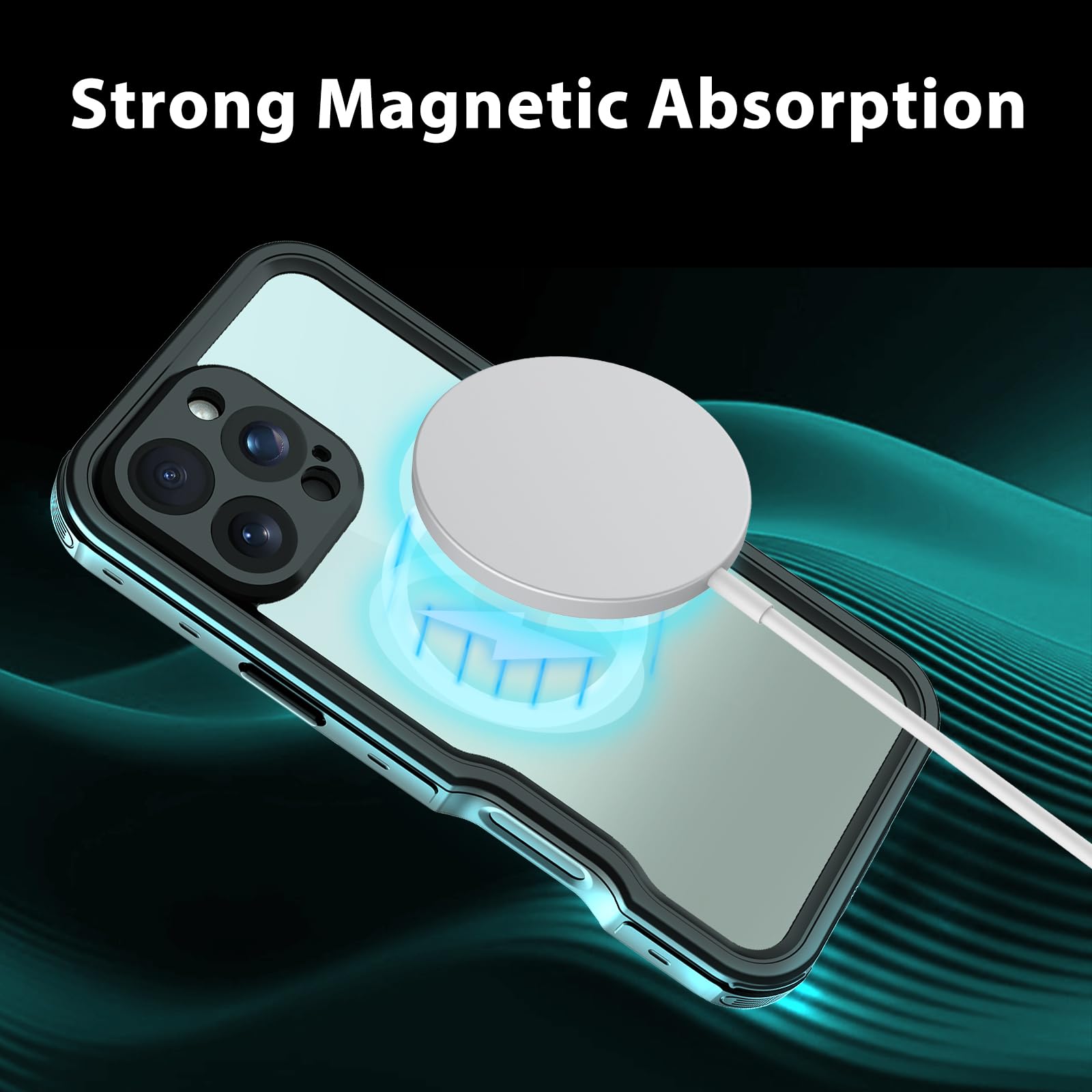 Compatible with iPhone 16 Pro Max Waterproof Case, Shockproof Phone Case with Built in Screen Protector, Full Body Protective Case for iPhone 16 Pro Max 6.9 inch 2024 (Black, 16 Pro Max)