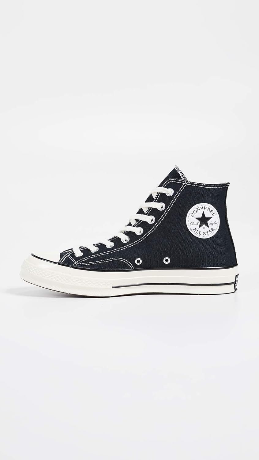 Converse All Star '70s High Top Unisex Sneakers, Black, 7.5 US Women/5.5 US Men