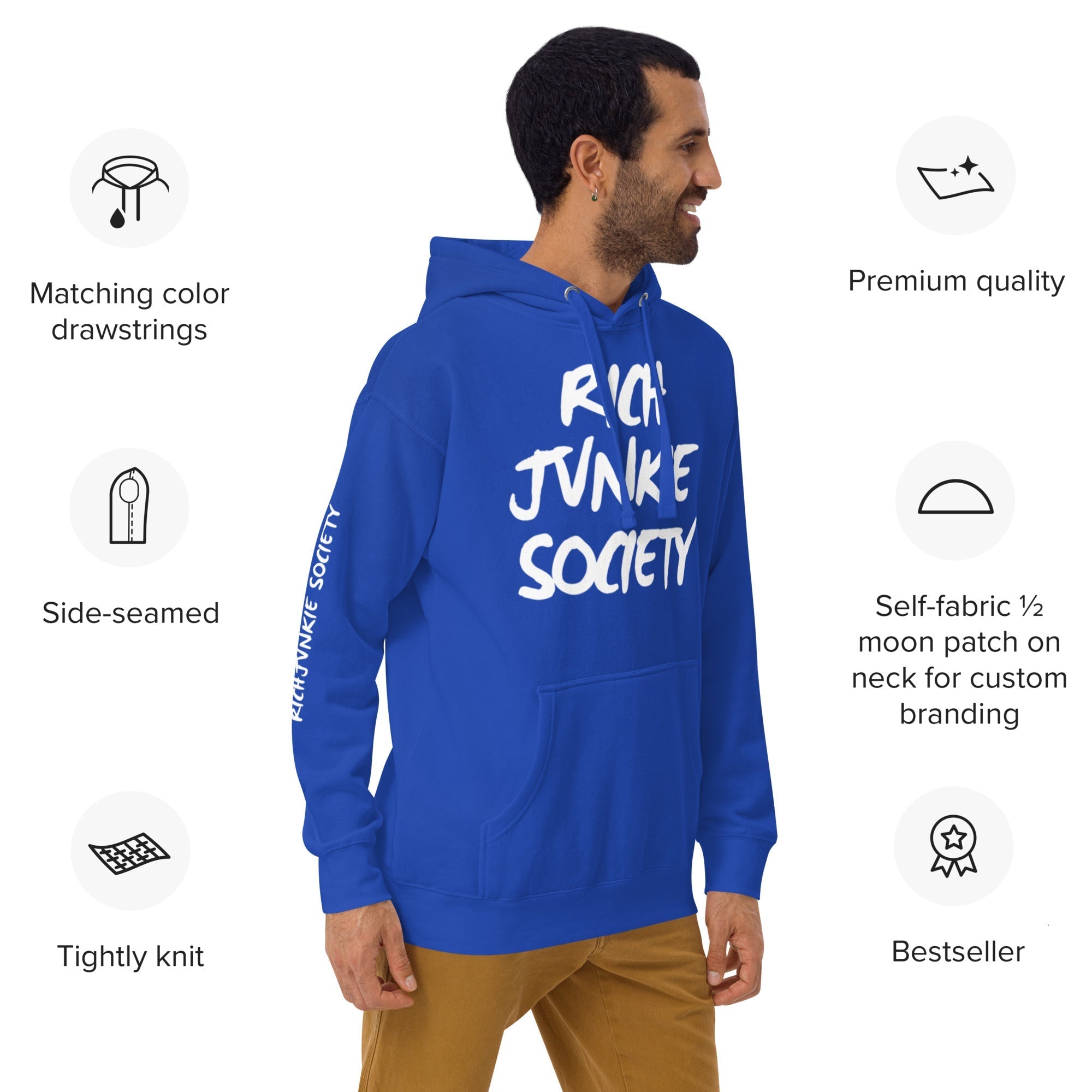 Exclusive Limited Edition RICHJVNKIE SOCIETY HOODIE