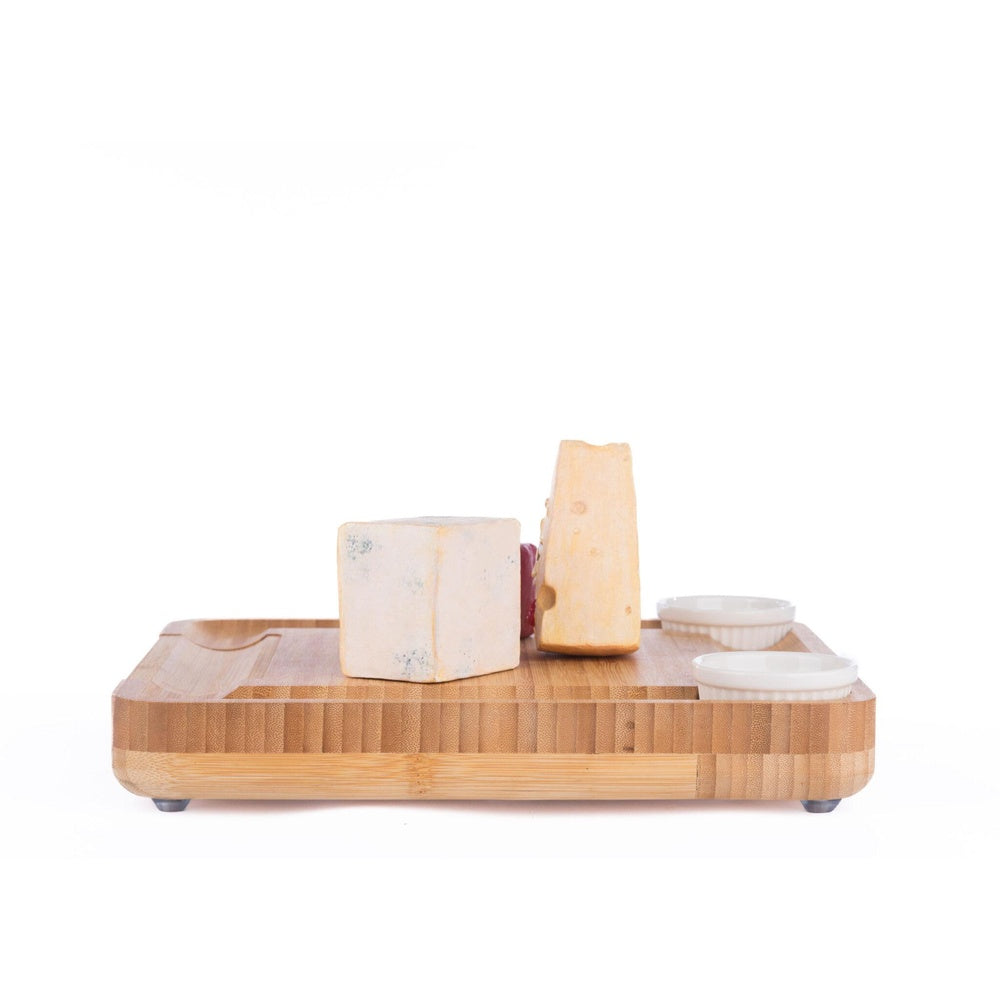 Creepy Cheeses On Charcuterie Board With Knife Set by Katherine's Collection