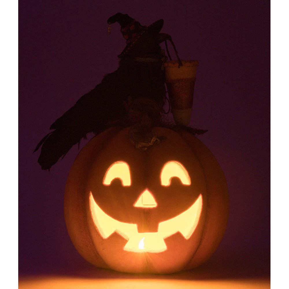 Crow with Pumpkin Tabletop by Katherine's Collection