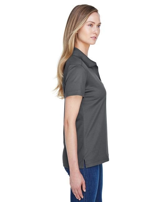 CrownLux Performance™ Ladies' Plaited Polo - GRAPHITE - XS
