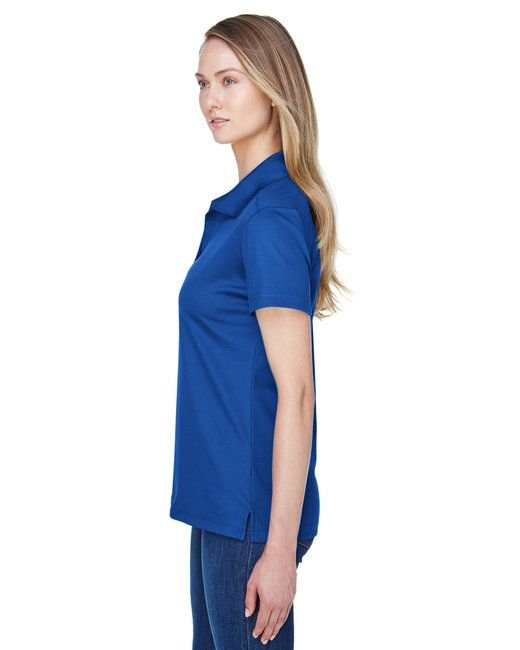 CrownLux Performance™ Ladies' Plaited Polo - GRAPHITE - XS