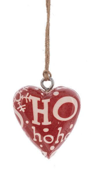 Heartfelt Wooden Heart Ornament -