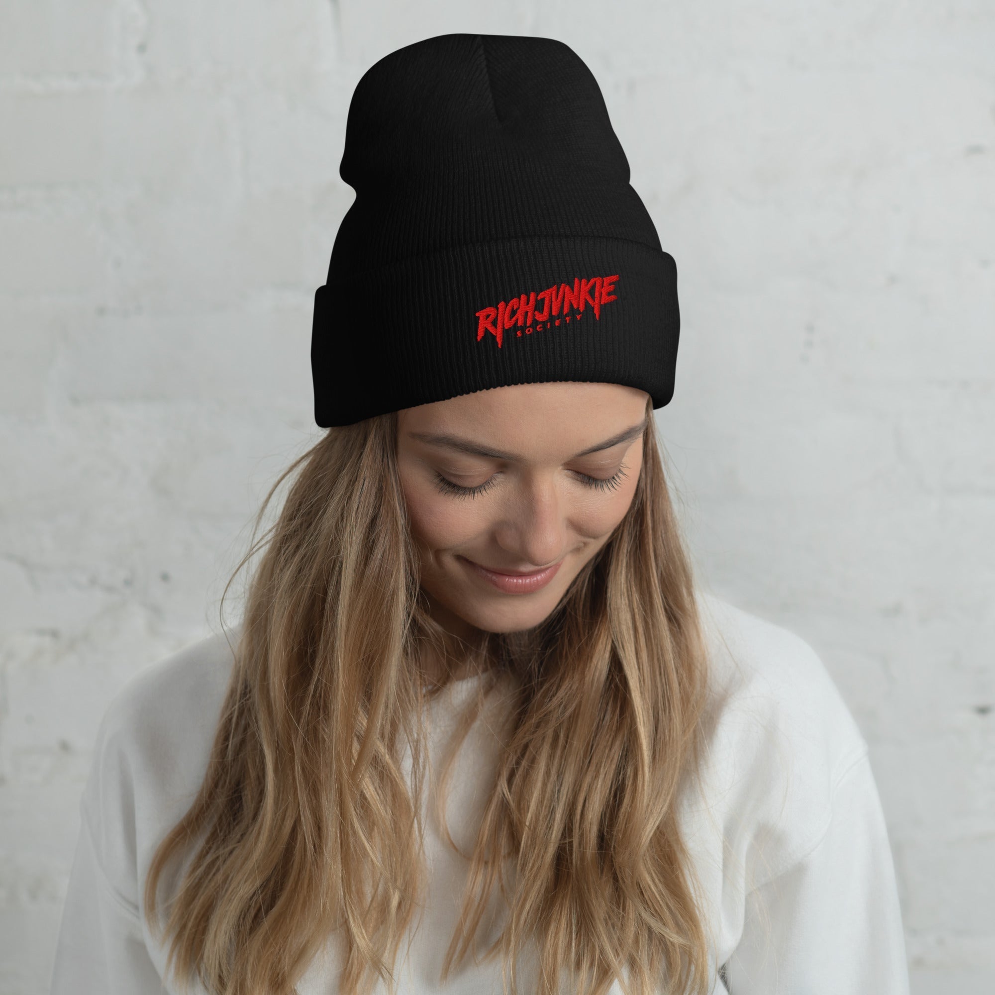 Authentic RICHJVNKIE SOCIETY Limited Edition Cuffed Beanie