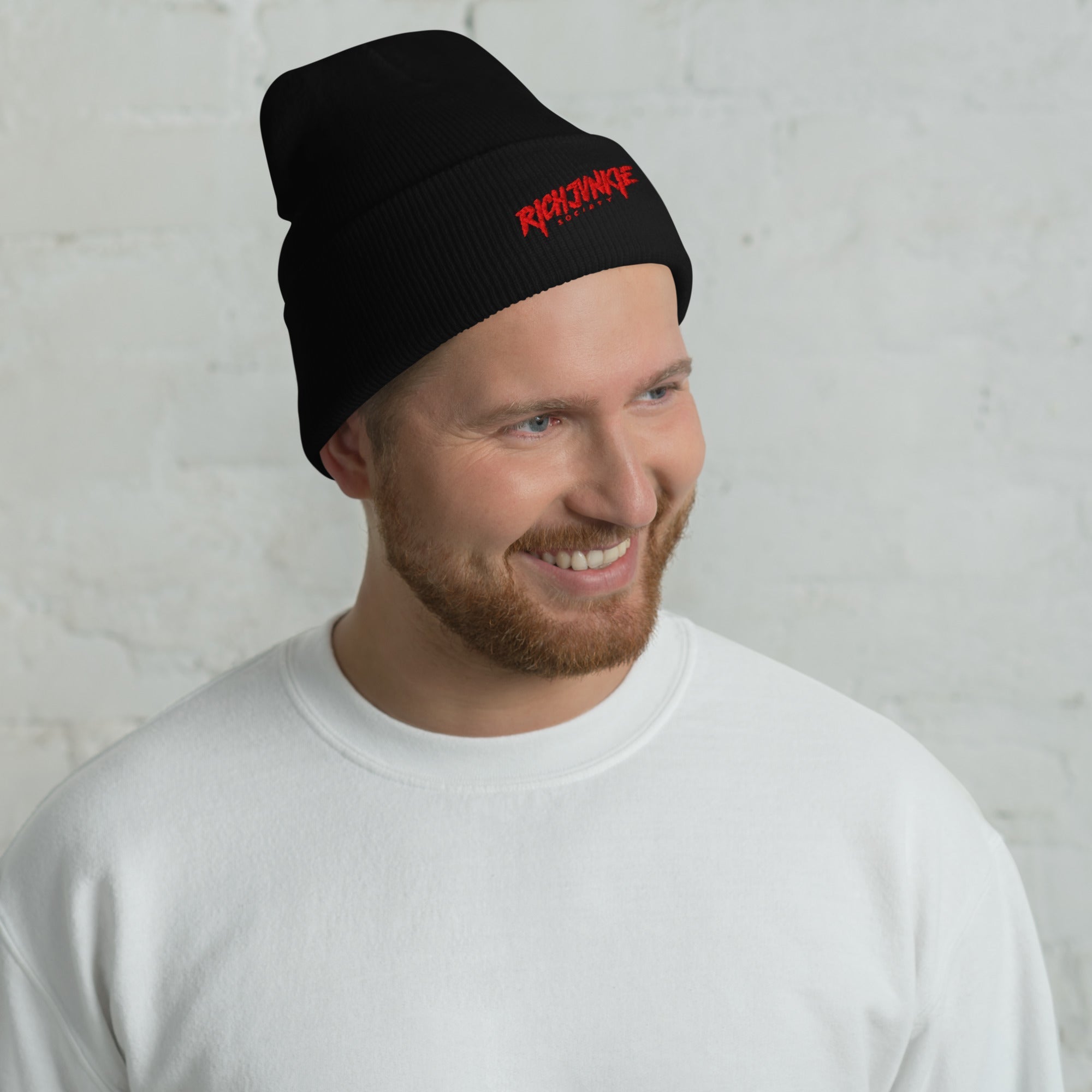 Authentic RICHJVNKIE SOCIETY Limited Edition Cuffed Beanie
