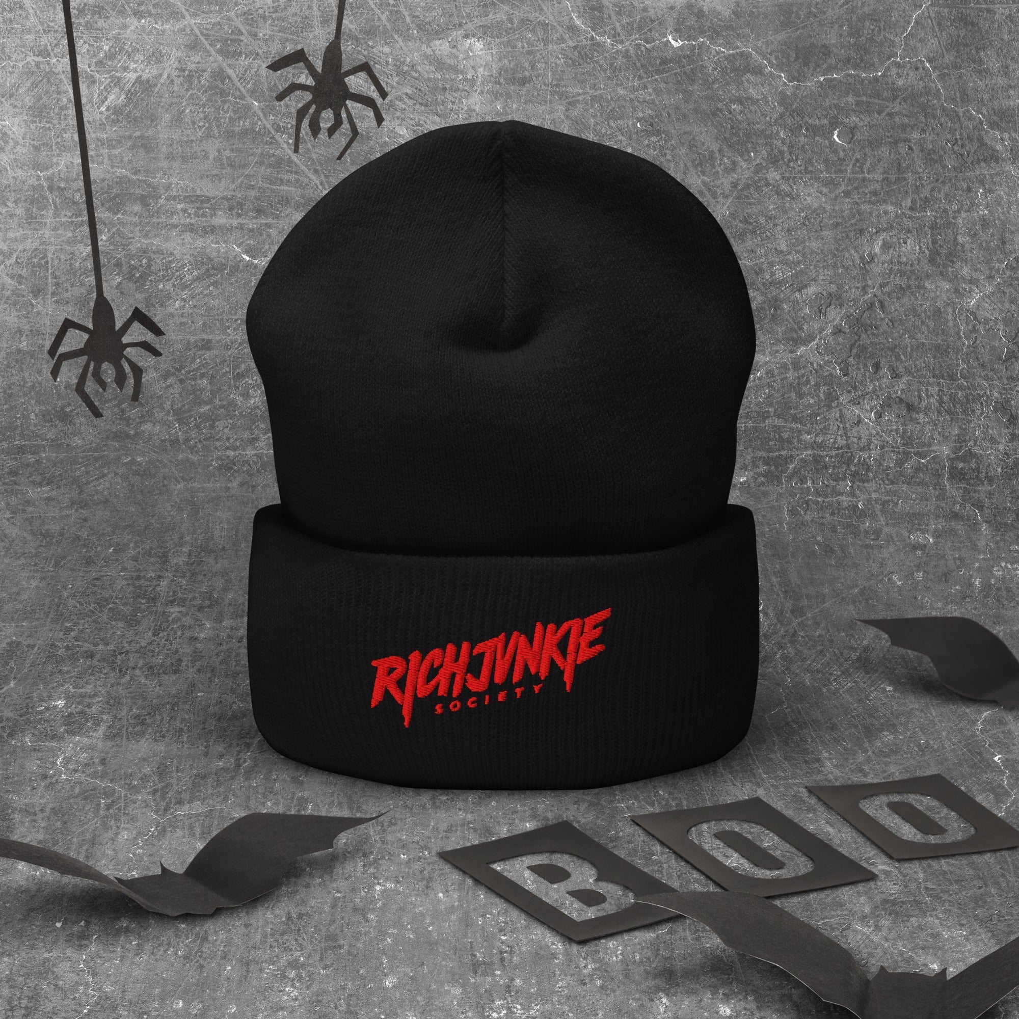 Authentic RICHJVNKIE SOCIETY Limited Edition Cuffed Beanie