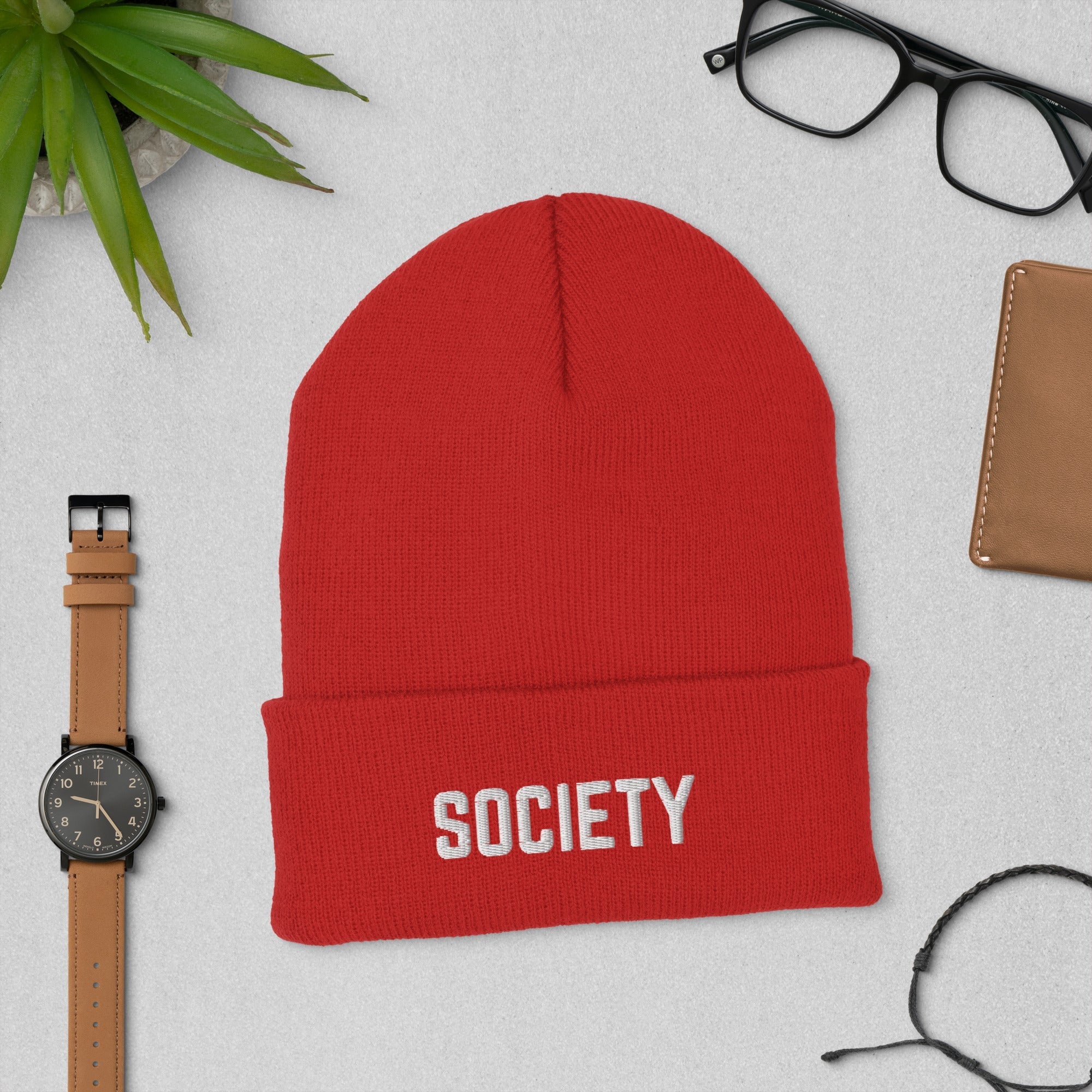 RiCHJVNKIE SOCIETY Cuffed Beanie