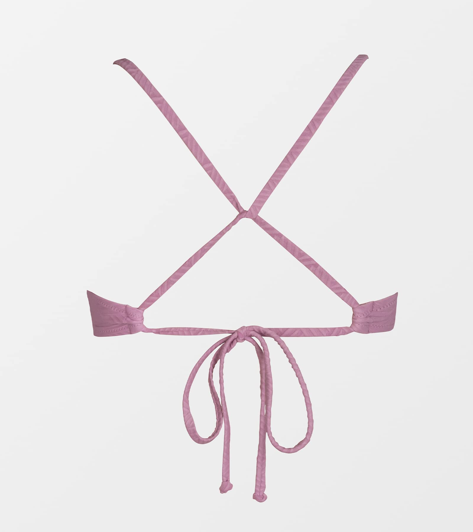 CUPSHE Bikini Top for Women Bathing Suit Criss Cross Self Tie Spaghetti Straps V Neck