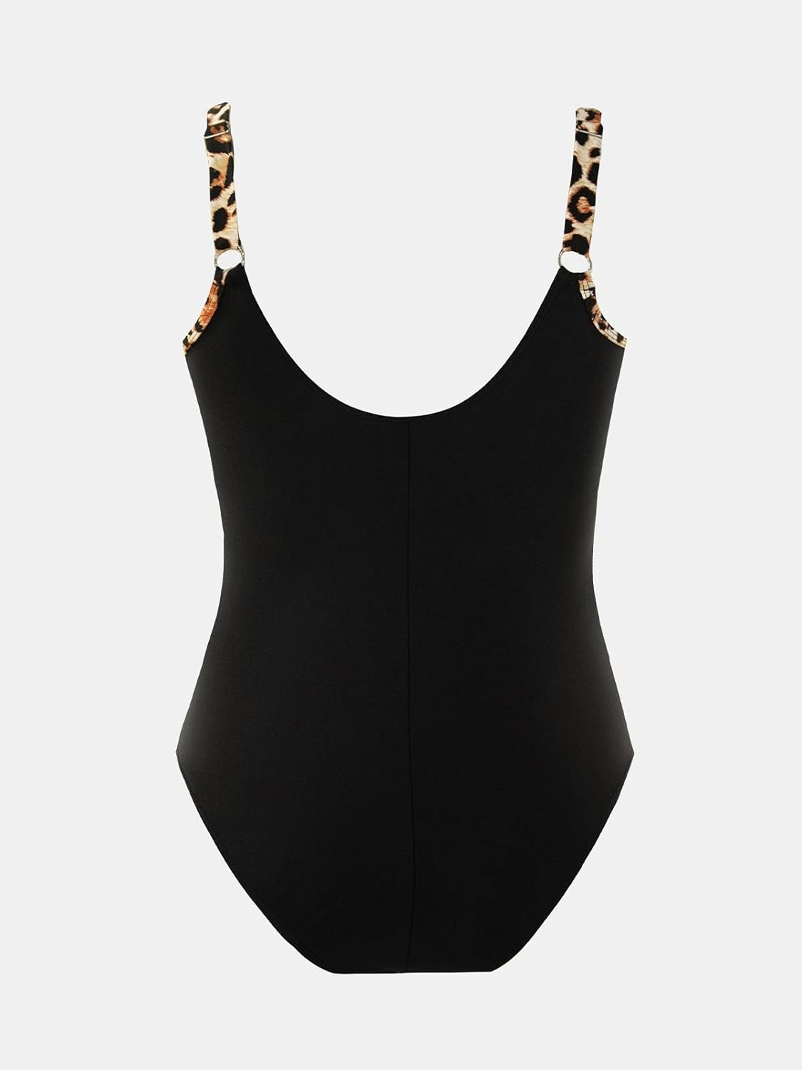 CUPSHE Women Plus Size One Piece Swimsuit V Neck Mesh Sheer Tummy Control Bathing Suit with Adjustable Wide Straps