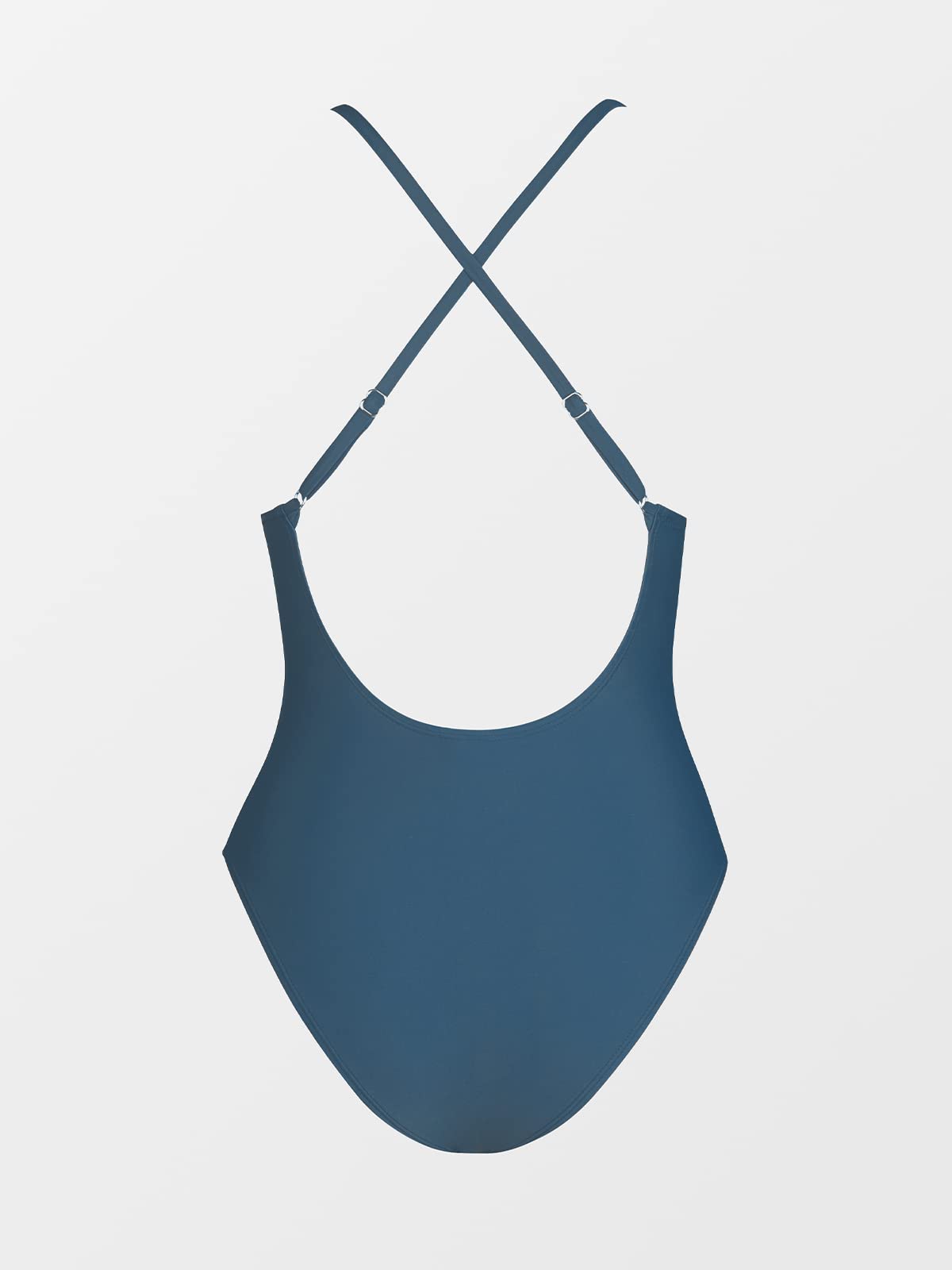 CUPSHE Women Swimsuit One Piece Bathing Suit Deep V Neck Crisscross Back Adjustable Strap