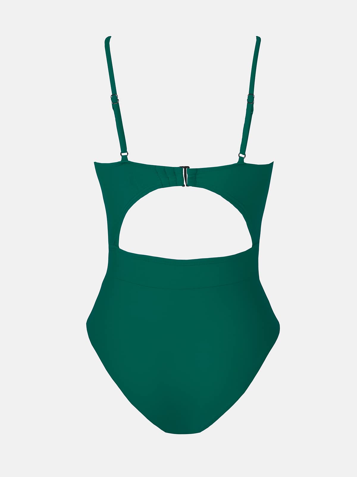 CUPSHE Women's One Piece Swimsuit Plunge Neckline Cutout Criss Cross Bathing Suit