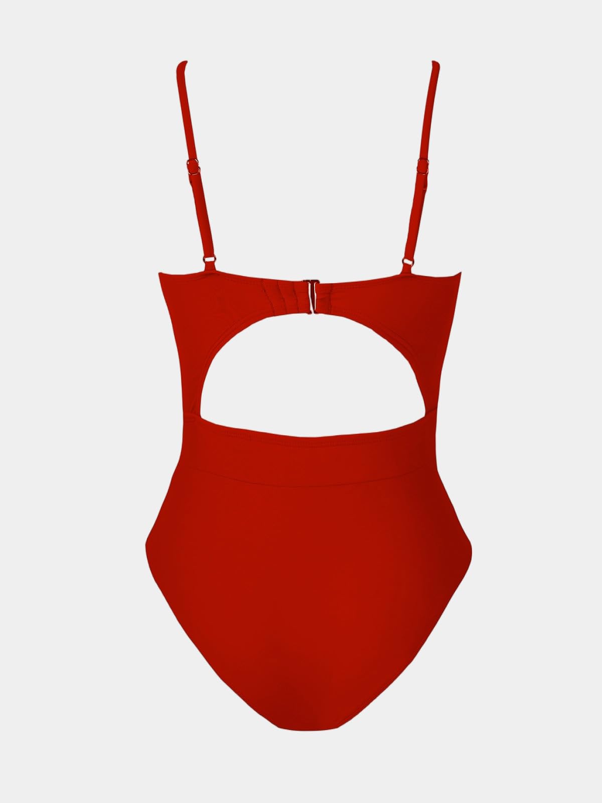 CUPSHE Women's One Piece Swimsuit Plunge Neckline Cutout Criss Cross Bathing Suit