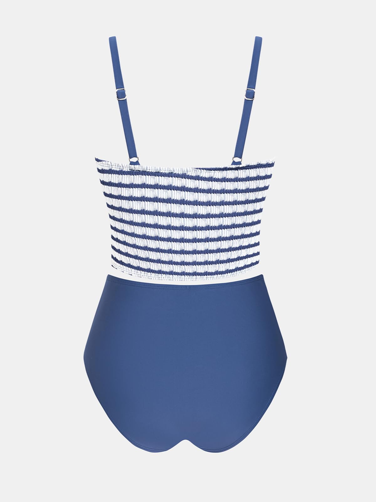 CUPSHE Women's Tankini Sets Square Neck Elastic High Waisted Two Piece Bathing Suits Adjustable Straps Swimwear