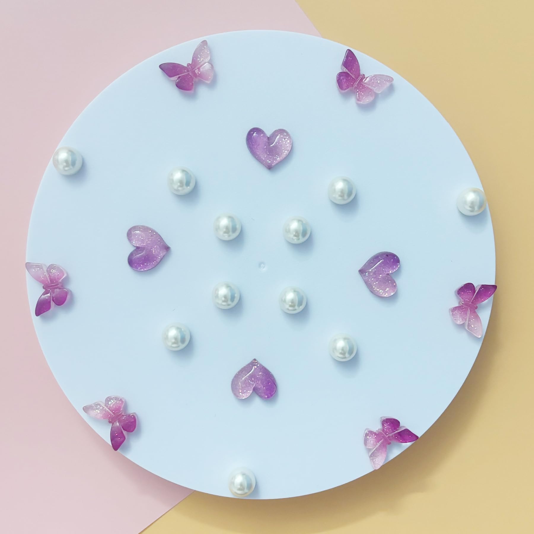 Cute Butterfly Flower Shoe Charms for Girls, 25Pcs Pink Girly DIY Shoe Decoration Charm for Clog Sandals, Party Favor