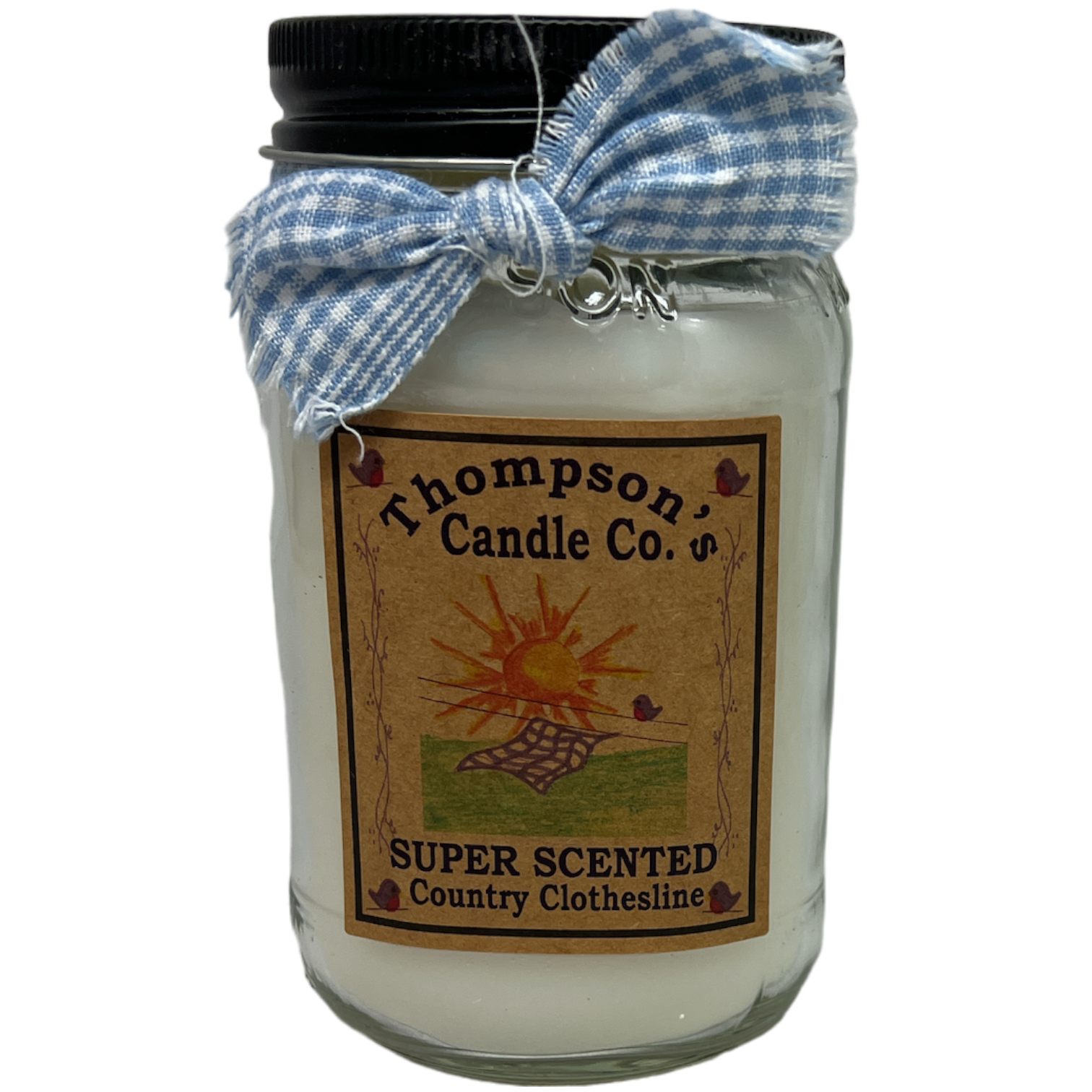 Country Clothesline  - Classic Super Scented Country Home Jar