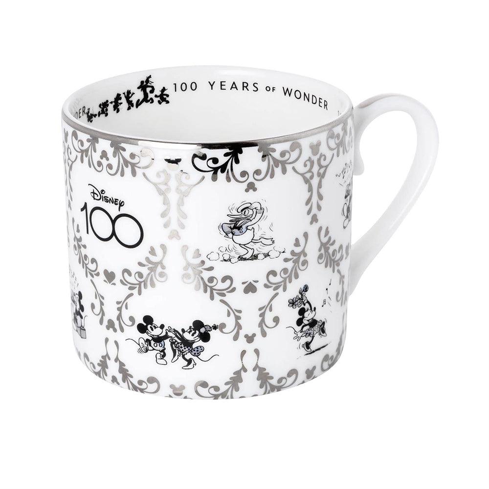 Limited Edition Disney 100 Mickey Cup & Saucer w/ Platinum Details