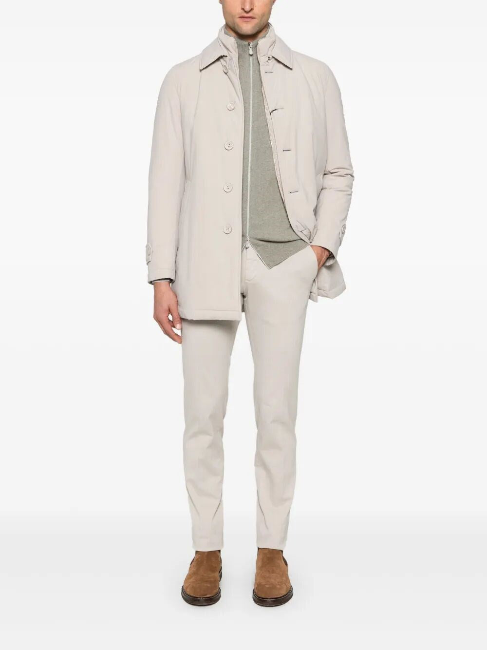 Brunello Cucinelli Men Zip-Front Cardigan
